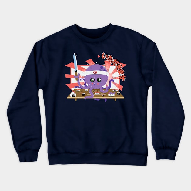 Octosushi Crewneck Sweatshirt by DarkChoocoolat